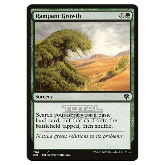 Magic The Gathering - Commander 2021 - Rampant Growth - 204/409