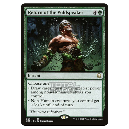 Magic The Gathering - Commander 2021 - Return of the Wildspeaker - 205/409