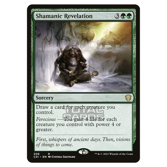 Magic The Gathering - Commander 2021 - Shamanic Revelation - 206/409