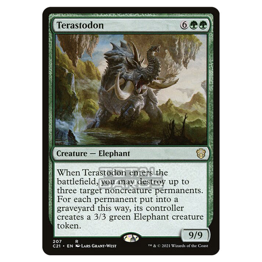 Magic The Gathering - Commander 2021 - Terastodon - 207/409