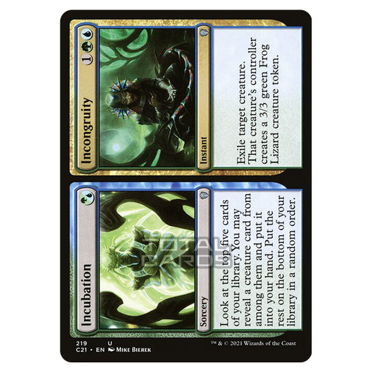 Magic The Gathering - Commander 2021 - Incubation // Incongruity - 219/409