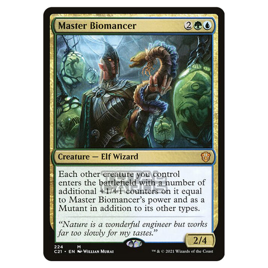 Magic The Gathering - Commander 2021 - Master Biomancer - 224/409