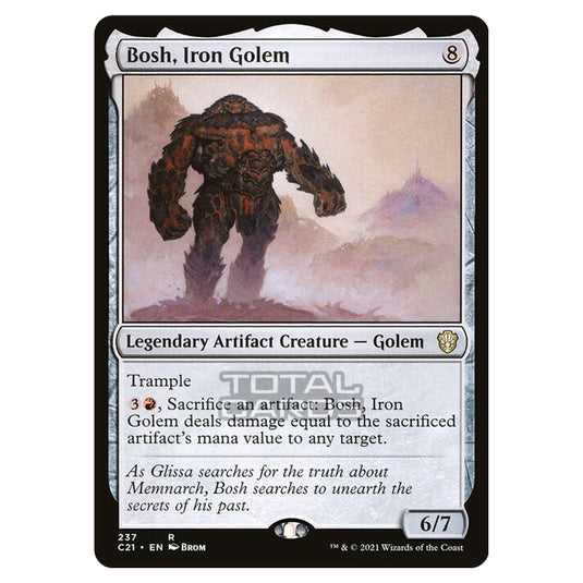 Magic The Gathering - Commander 2021 - Bosh, Iron Golem - 237/409