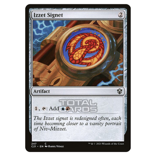 Magic The Gathering - Commander 2021 - Izzet Signet - 247/409