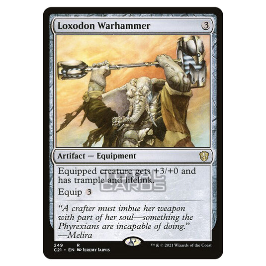 Magic The Gathering - Commander 2021 - Loxodon Warhammer - 249/409