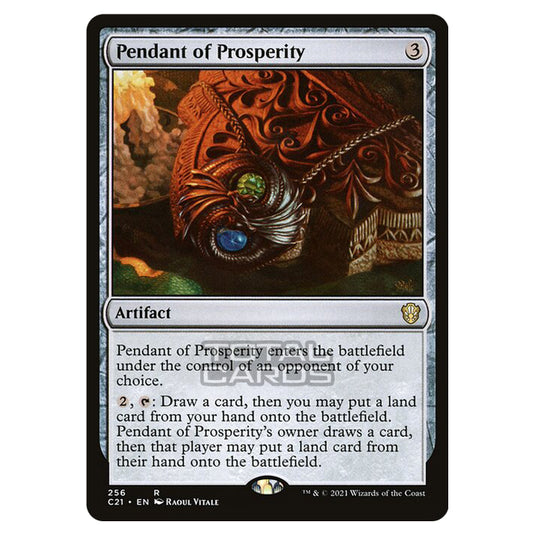 Magic The Gathering - Commander 2021 - Pendant of Prosperity - 256/409