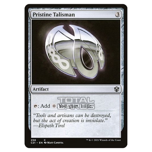 Magic The Gathering - Commander 2021 - Pristine Talisman - 258/409