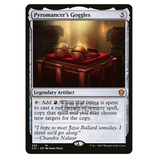 Magic The Gathering - Commander 2021 - Pyromancer's Goggles - 259/409