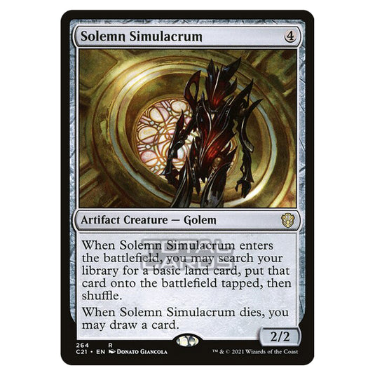 Magic The Gathering - Commander 2021 - Solemn Simulacrum - 264/409