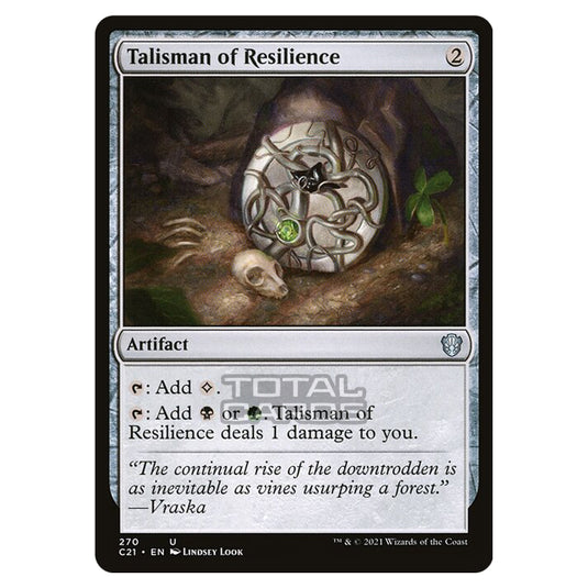 Magic The Gathering - Commander 2021 - Talisman of Resilience - 270/409