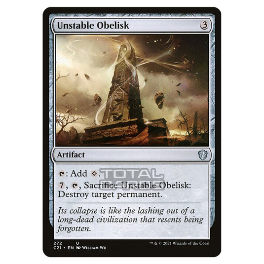 Magic The Gathering - Commander 2021 - Unstable Obelisk - 272/409