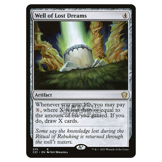 Magic The Gathering - Commander 2021 - Well of Lost Dreams - 275/409