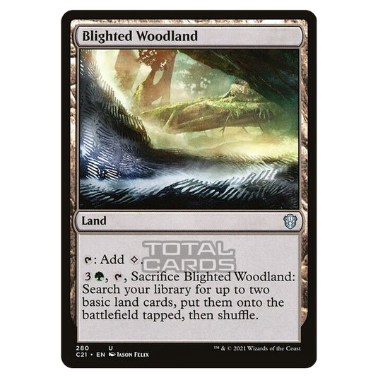 Magic The Gathering - Commander 2021 - Blighted Woodland - 280/409