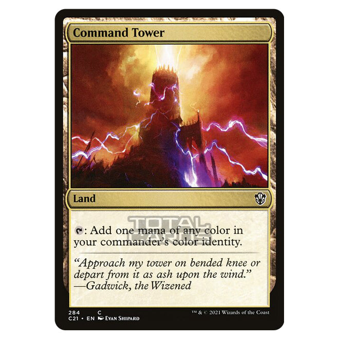 Magic The Gathering - Commander 2021 - Command Tower - 284/409