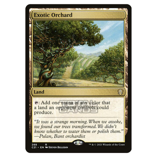 Magic The Gathering - Commander 2021 - Exotic Orchard - 288/409