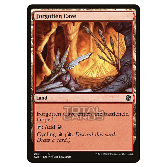 Magic The Gathering - Commander 2021 - Forgotten Cave - 289/409