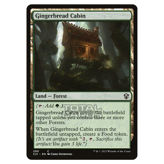 Magic The Gathering - Commander 2021 - Gingerbread Cabin - 290/409