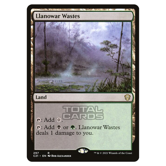 Magic The Gathering - Commander 2021 - Llanowar Wastes - 297/409