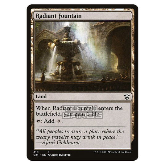 Magic The Gathering - Commander 2021 - Radiant Fountain - 310/409