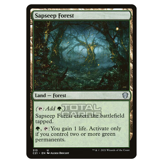 Magic The Gathering - Commander 2021 - Sapseep Forest - 313/409