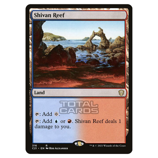 Magic The Gathering - Commander 2021 - Shivan Reef - 316/409