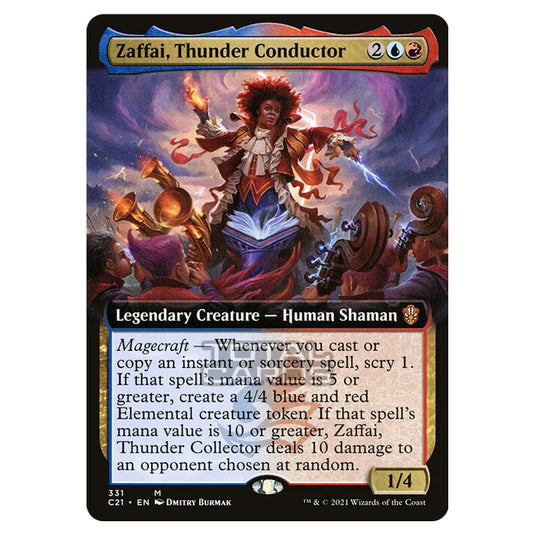 Magic The Gathering - Commander 2021 - Zaffai, Thunder Conductor - 331/409