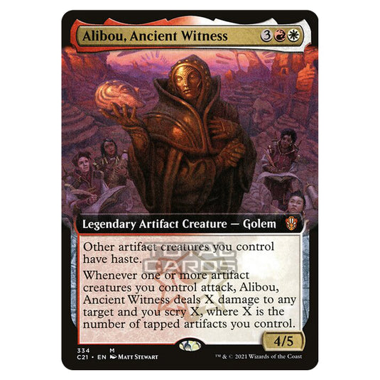 Magic The Gathering - Commander 2021 - Alibou, Ancient Witness - 334/409