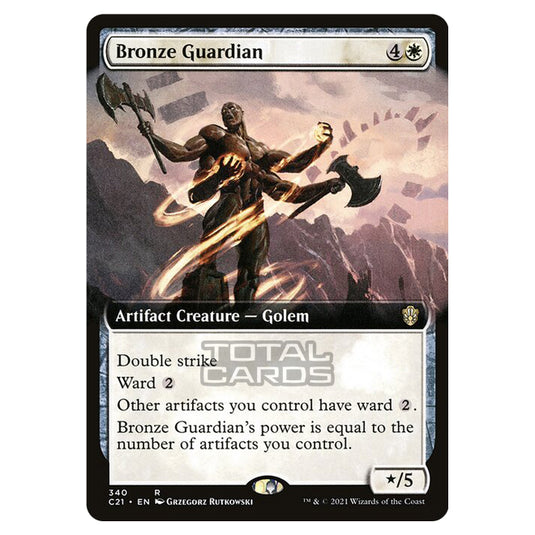 Magic The Gathering - Commander 2021 - Bronze Guardian - 340/409