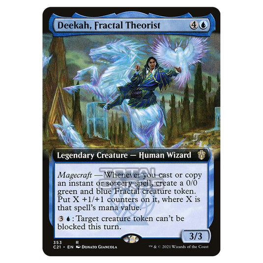 Magic The Gathering - Commander 2021 - Deekah, Fractal Theorist - 353/409