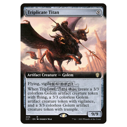 Magic The Gathering - Commander 2021 - Triplicate Titan - 406/409