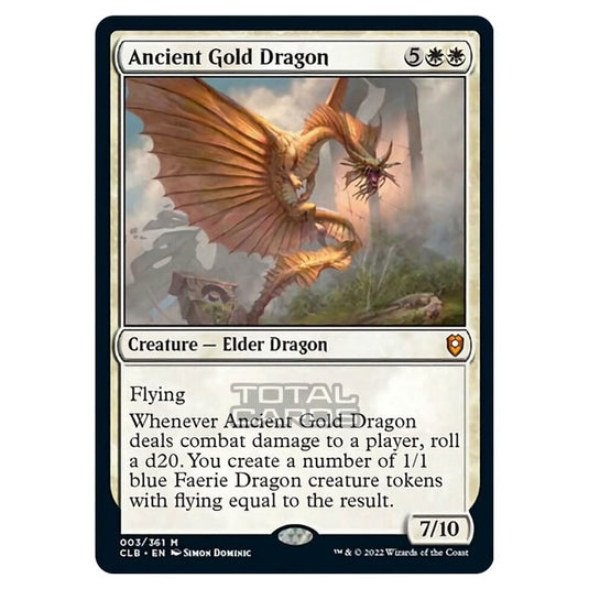 Magic The Gathering - Commander Legends - Battle for Baldur's Gate - Ancient Gold Dragon - 003/361