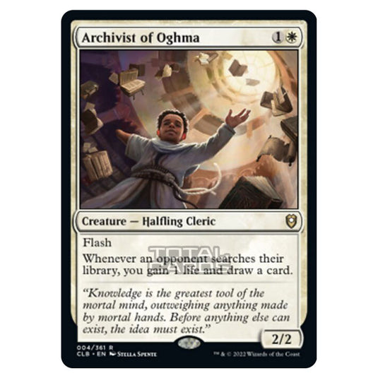 Magic The Gathering - Commander Legends - Battle for Baldur's Gate - Archivist of Oghma - 004/361