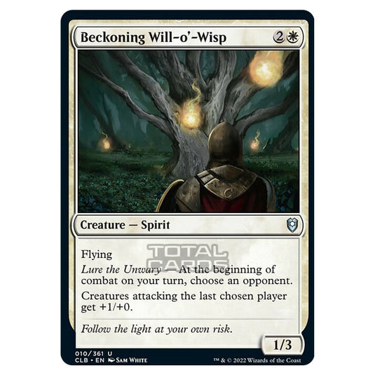 Magic The Gathering - Commander Legends - Battle for Baldur's Gate - Beckoning Will-o'-Wisp - 010/361