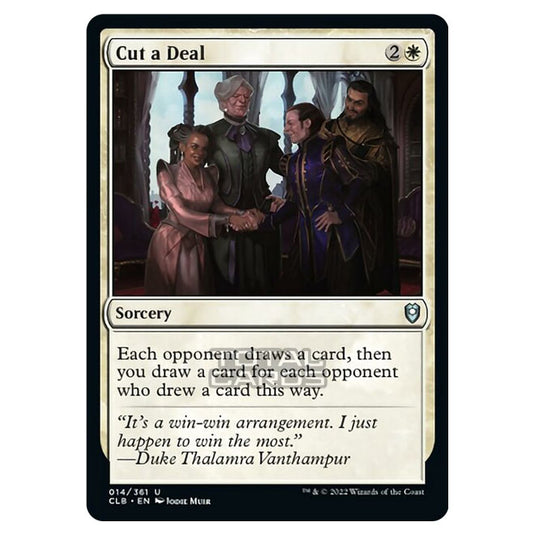 Magic The Gathering - Commander Legends - Battle for Baldur's Gate - Cut a Deal - 014/361