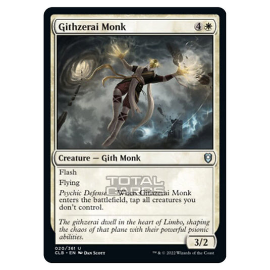 Magic The Gathering - Commander Legends - Battle for Baldur's Gate - Githzerai Monk - 020/361