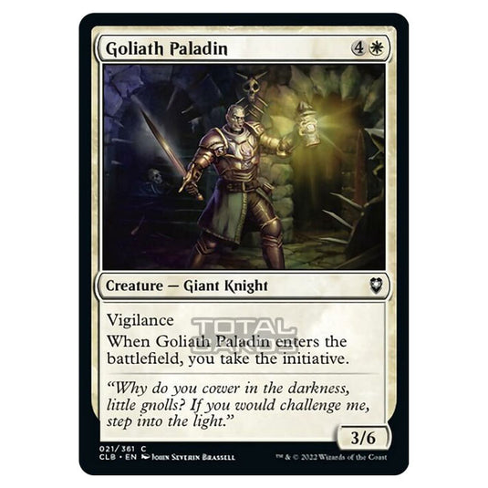 Magic The Gathering - Commander Legends - Battle for Baldur's Gate - Goliath Paladin - 021/361