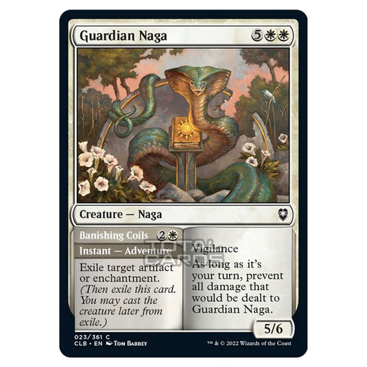 Magic The Gathering - Commander Legends - Battle for Baldur's Gate - Guardian Naga / Banishing Coils - 023/361