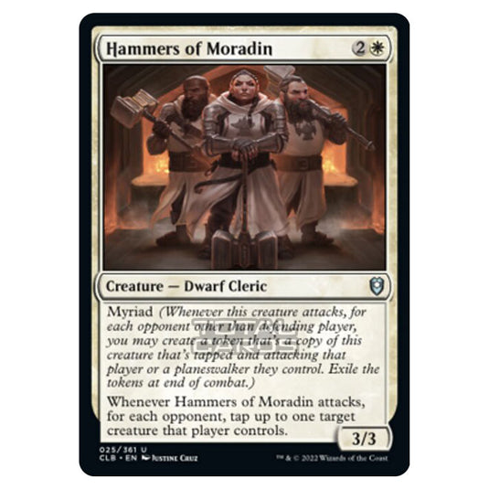 Magic The Gathering - Commander Legends - Battle for Baldur's Gate - Hammers of Moradin - 025/361