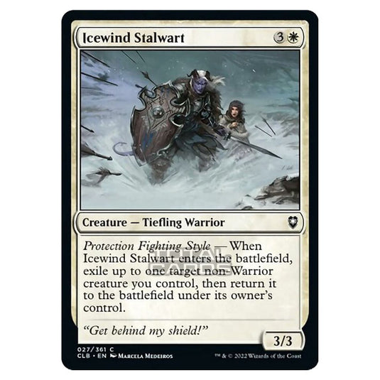 Magic The Gathering - Commander Legends - Battle for Baldur's Gate - Icewind Stalwart - 027/361