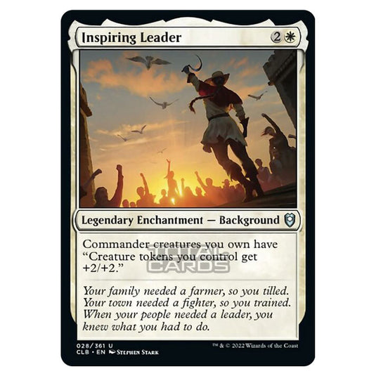 Magic The Gathering - Commander Legends - Battle for Baldur's Gate - Inspiring Leader - 028/361