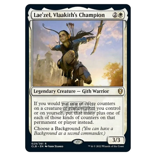 Magic The Gathering - Commander Legends - Battle for Baldur's Gate - Lae'zel, Vlaakith's Champion - 029/361