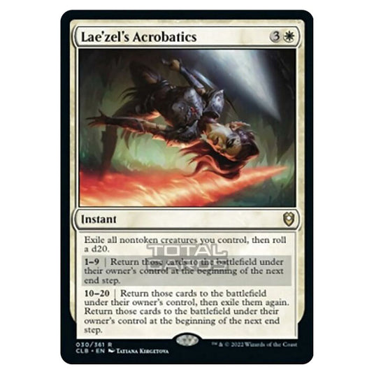 Magic The Gathering - Commander Legends - Battle for Baldur's Gate - Lae'zel's Acrobatics - 030/361