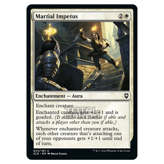 Magic The Gathering - Commander Legends - Battle for Baldur's Gate - Martial Impetus - 033/361