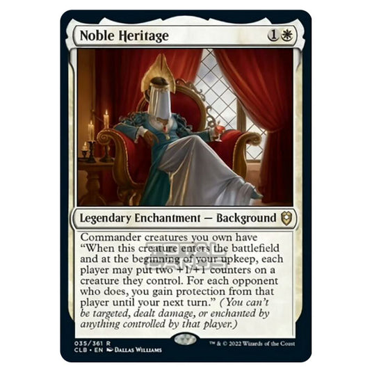 Magic The Gathering - Commander Legends - Battle for Baldur's Gate - Noble Heritage - 035/361