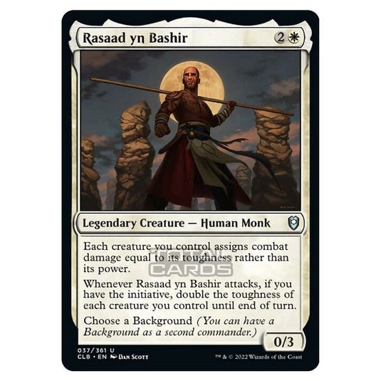 Magic The Gathering - Commander Legends - Battle for Baldur's Gate - Rasaad yn Bashir - 037/361
