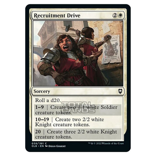 Magic The Gathering - Commander Legends - Battle for Baldur's Gate - Recruitment Drive - 038/361