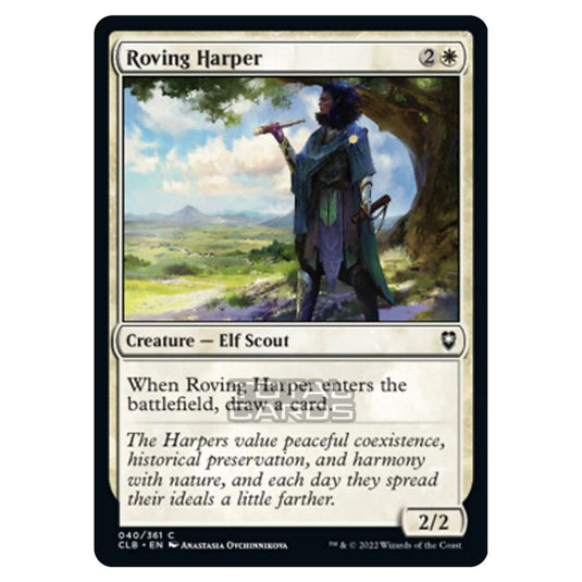 Magic The Gathering - Commander Legends - Battle for Baldur's Gate - Roving Harper - 040/361