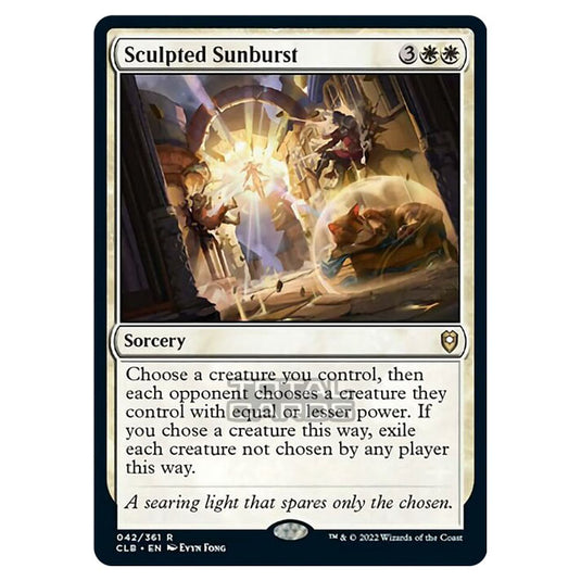 Magic The Gathering - Commander Legends - Battle for Baldur's Gate - Sculpted Sunburst - 042/361