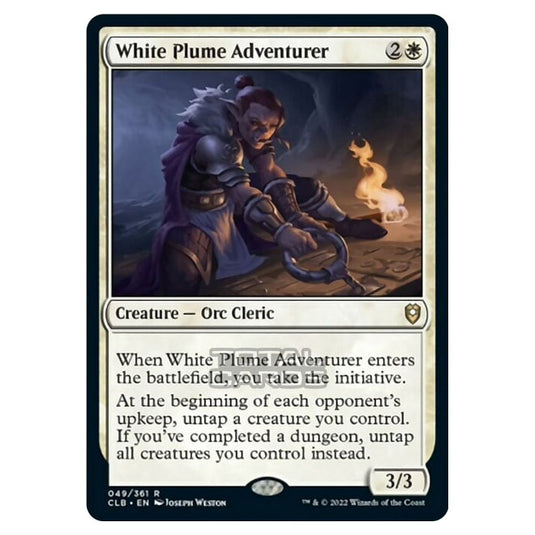 Magic The Gathering - Commander Legends - Battle for Baldur's Gate - White Plume Adventurer - 049/361