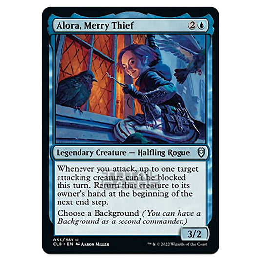 Magic The Gathering - Commander Legends - Battle for Baldur's Gate - Alora, Merry Thief - 055/361